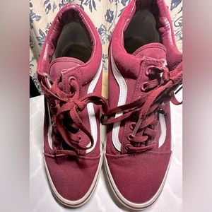 Burgundy Vans